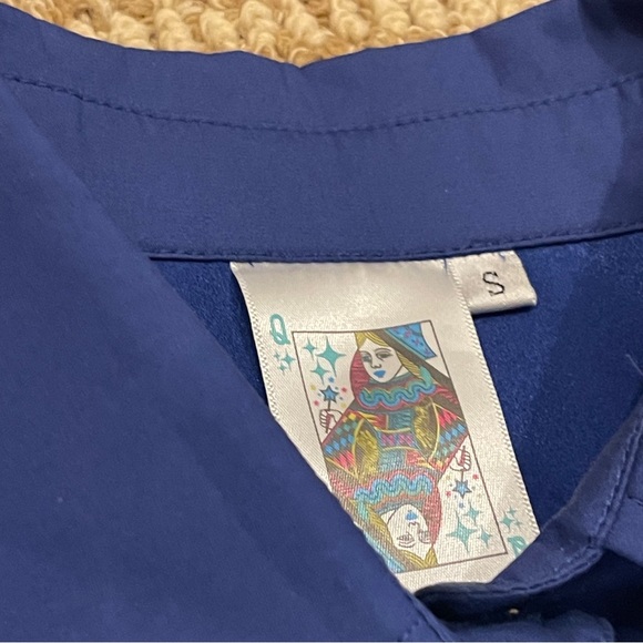 Queen of Sparkles Royal & Silver Fringe Boot Dress Small - Picture 8 of 13